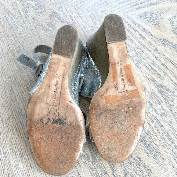 Miss Sixty Wedge Sandals - Silver - 35 - Picture 11 of 11
